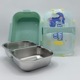 Dino Stainless Lunch Box With Handle